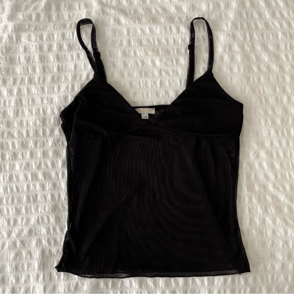 Brandy Melville Sheer Mesh Tank Top